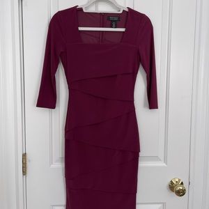 White House black market instantly slimming bodycon dress